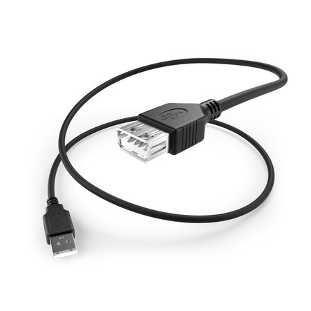 UNIRISE USA Usb 2.0 Printer Cable, Extension, M-F, 10Ft USB-AAF-10F